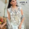 Alzohaib Aqila Vol 2 Chiffon Dupatta Cotton Embroidered Salwar Kameez Wholesale