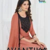 Blue Hills Avantika Rangoli Crush Patch Embroidered Kurti With Bottom Dupatta Wholesale