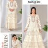 Stylish Blue Hills Festival Pro Vol 20 Anarkali Gown With Classic Neck Embroidery With Belt Wholesale 2026