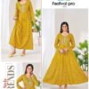 Stylish Blue Hills Festival Pro Vol 20 Anarkali Gown With Classic Neck Embroidery With Belt Wholesale 2026