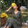 Latest Charvi Vol 1 Cotton Discharge Printed Kurti With Bottom Collection Wholesale 2026