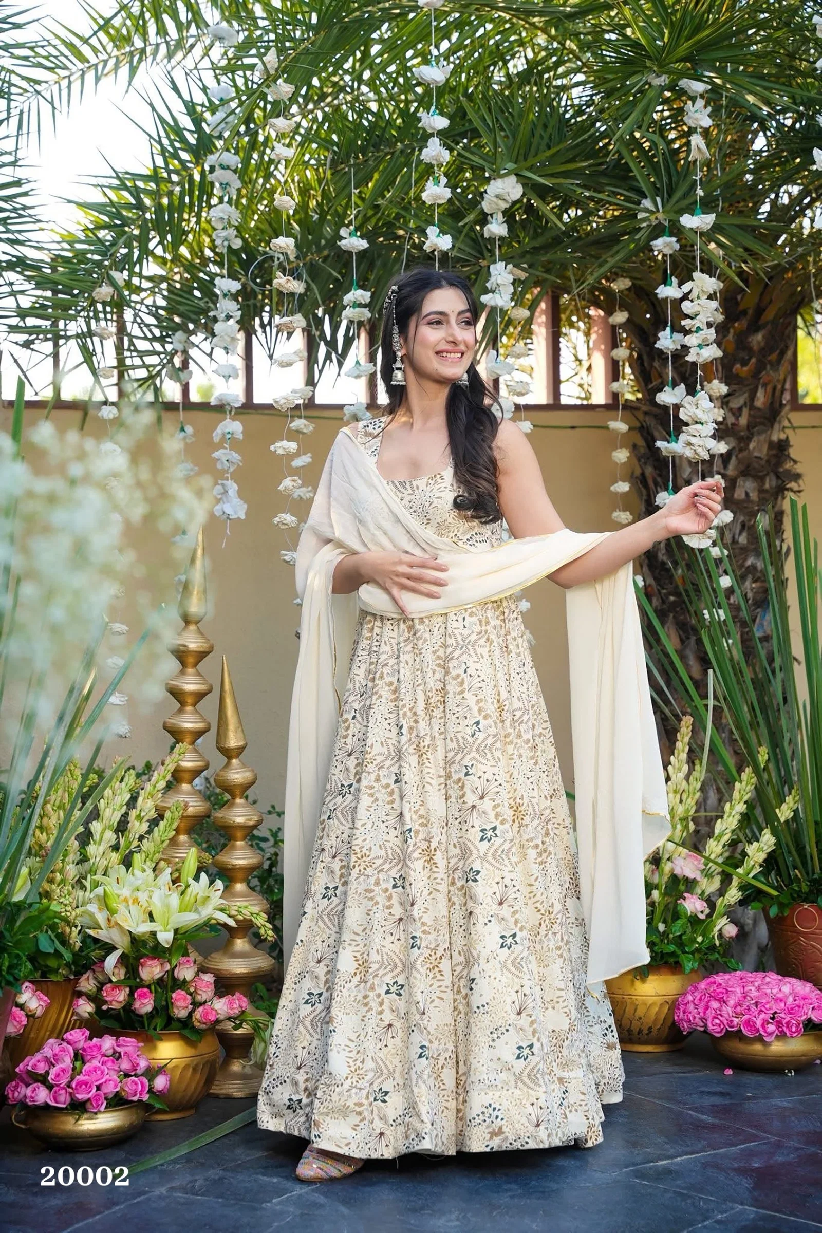 Clora Vol 20  Digital Printed Ethnic Were Gown With Dupatta Wholesale