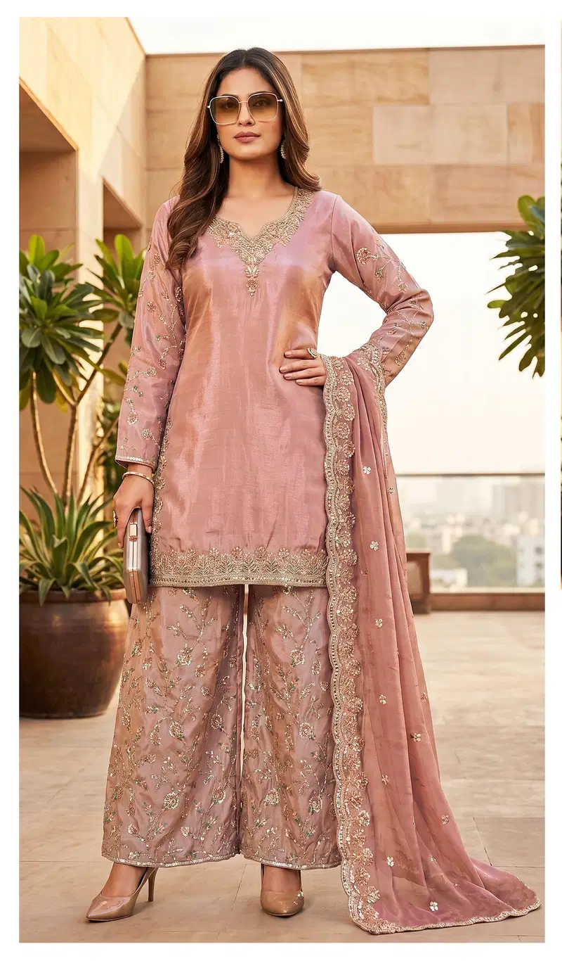 Deepsy D 3494 A To D Viscose Tissue Silk Beats Work Salwar Kameez Wholesale