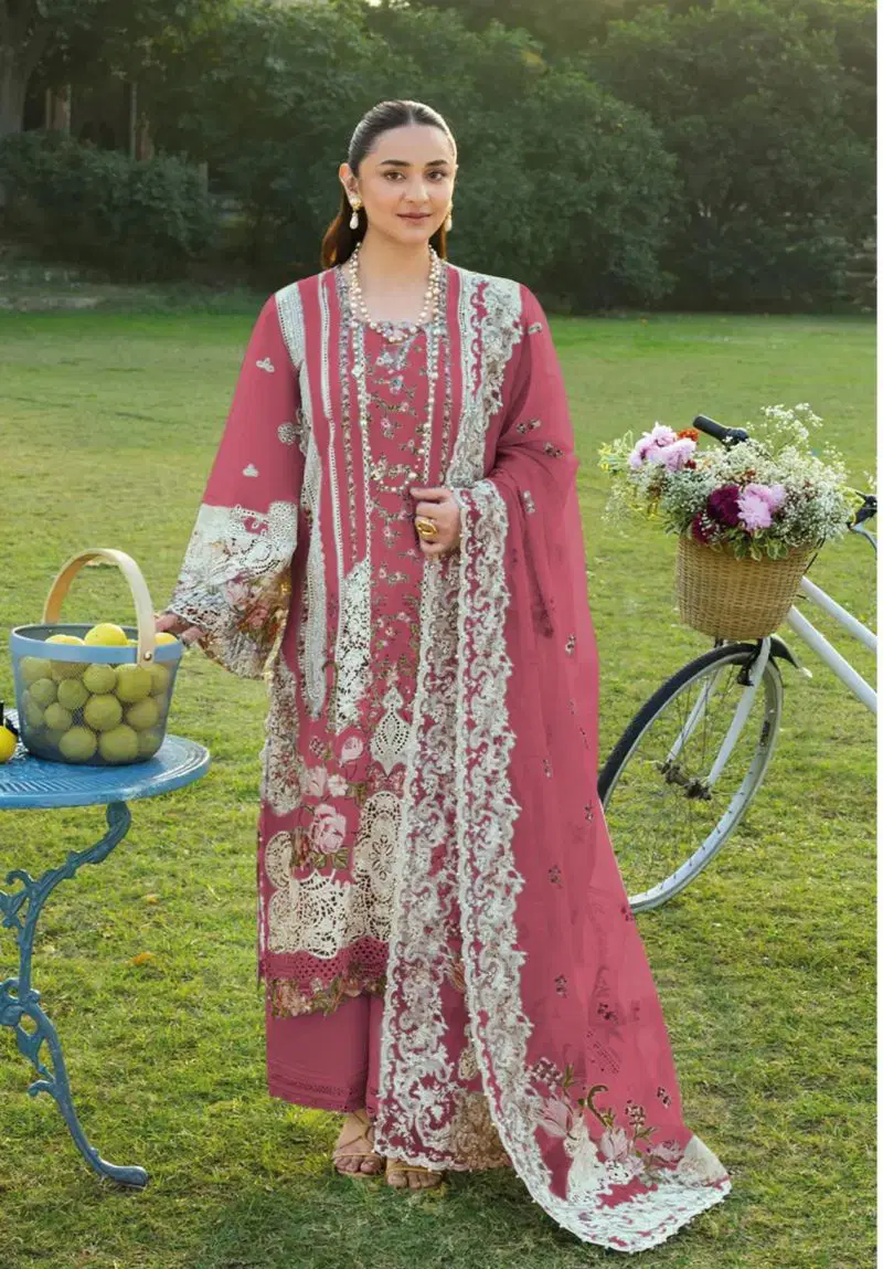 Deepsy Elaf 1746 A To D Cotton Embroidered Salwar Kameez Collection Wholesale