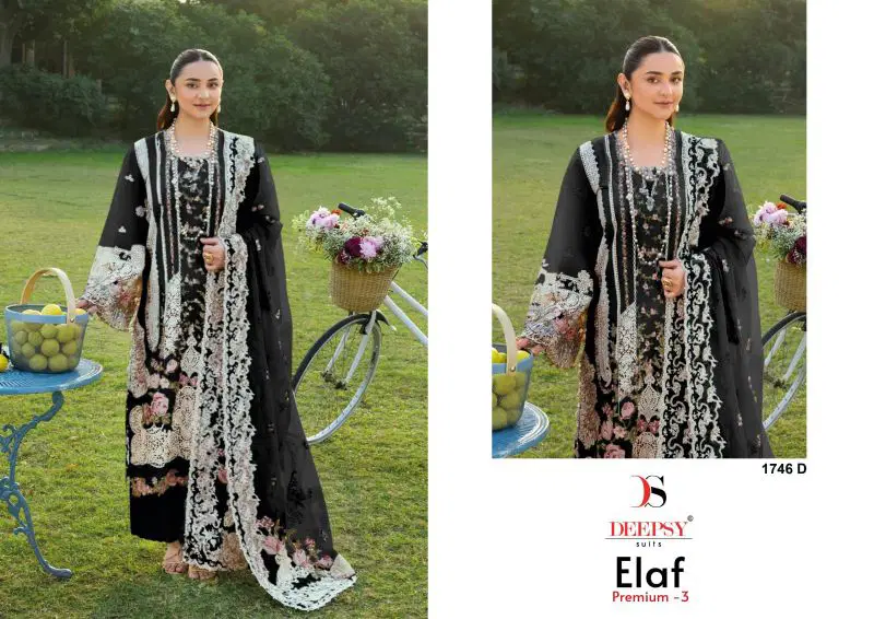 Beautiful Deepsy Elaf 1746 A To D Cotton Embroidered Salwar Kameez Collection Wholesale 2026