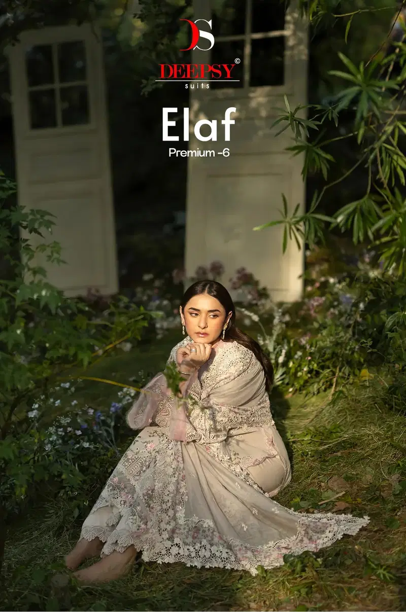 Deepsy Elaf Premium Vol 6 Lawn Cotton Embroidered Salwar Kameez Wholesale