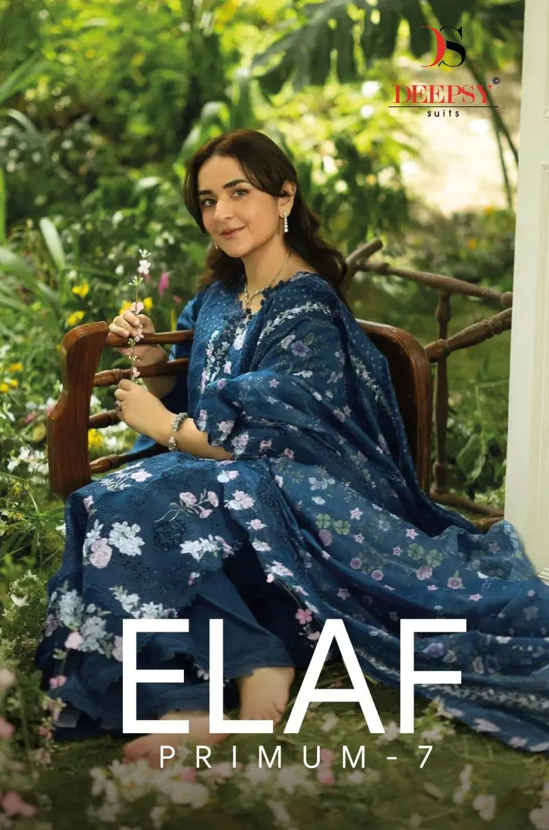 Deepsy Elaf Premium Vol 7 Cotton Embroidered Salwar Kameez Wholesale