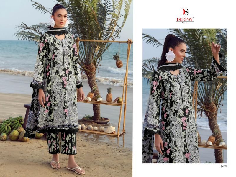 Launching Deepsy Jade Flora Premium Vol 2 Chiffon Dupatta Cotton Pakistani Salwar Kameez Wholesale 2026