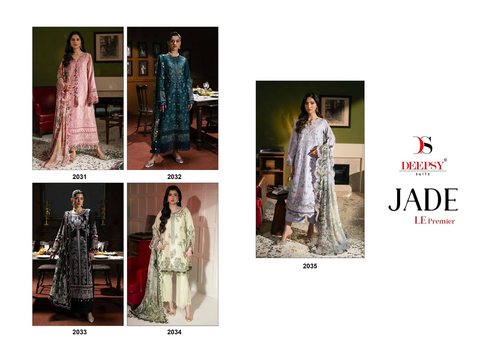 Stylish Deepsy Jade Le Premier Chiffon Dupatta Cotton Embroidered Salwar Kameez Wholesale 2026