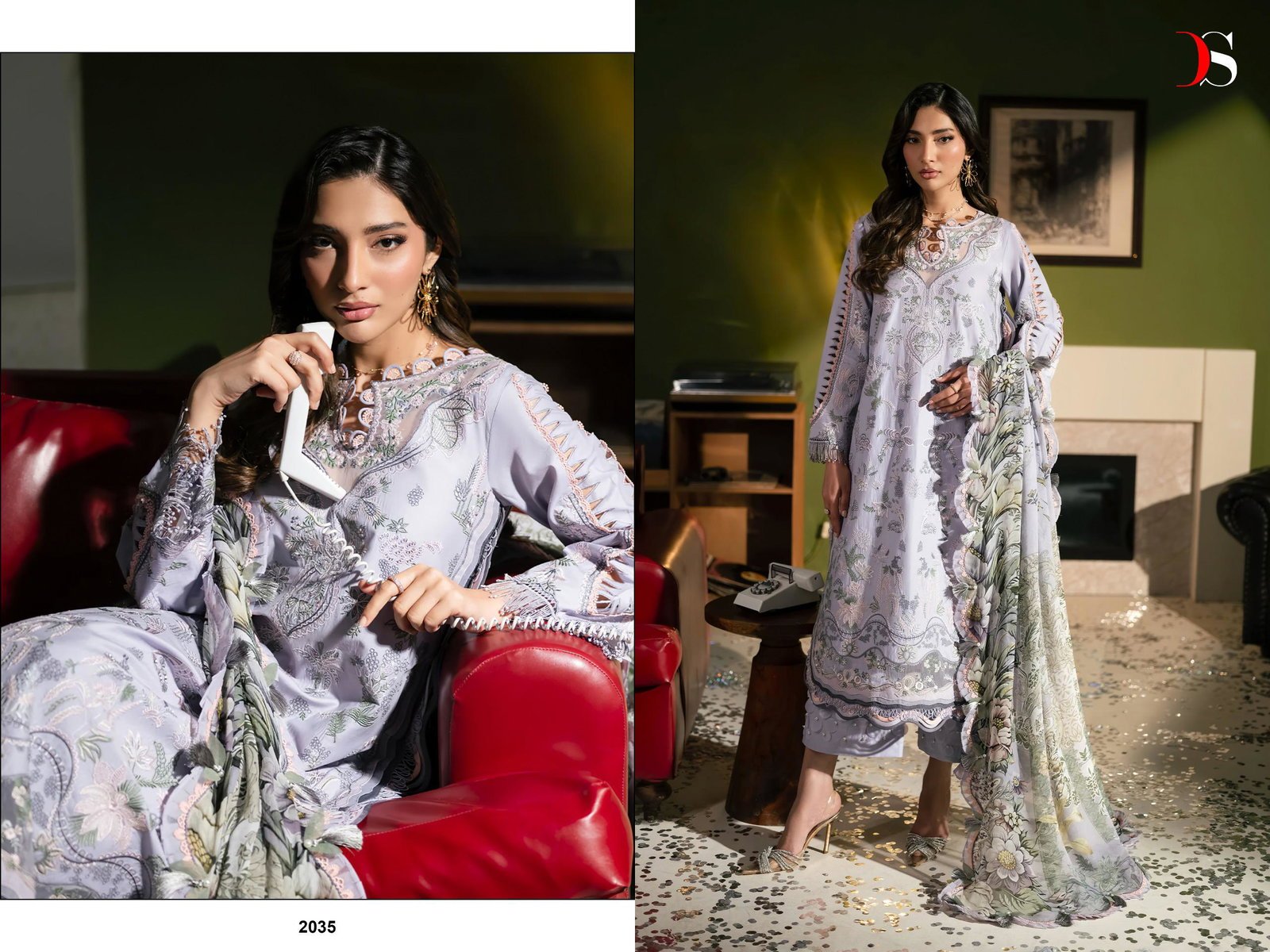 Stylish Deepsy Jade Le Premier Chiffon Dupatta Cotton Embroidered Salwar Kameez Wholesale 2026
