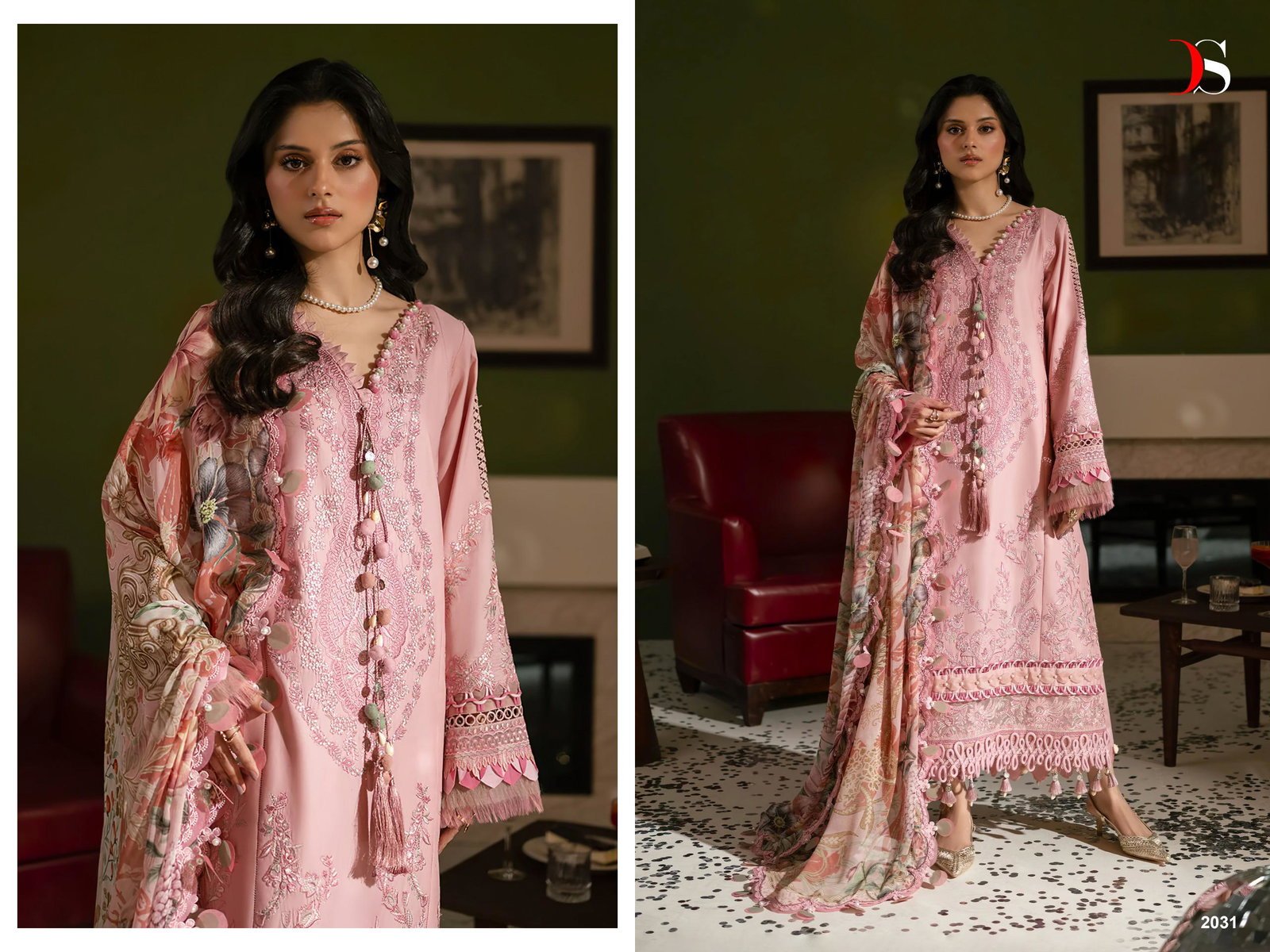 Stylish Deepsy Jade Le Premier Chiffon Dupatta Cotton Embroidered Salwar Kameez Wholesale 2026