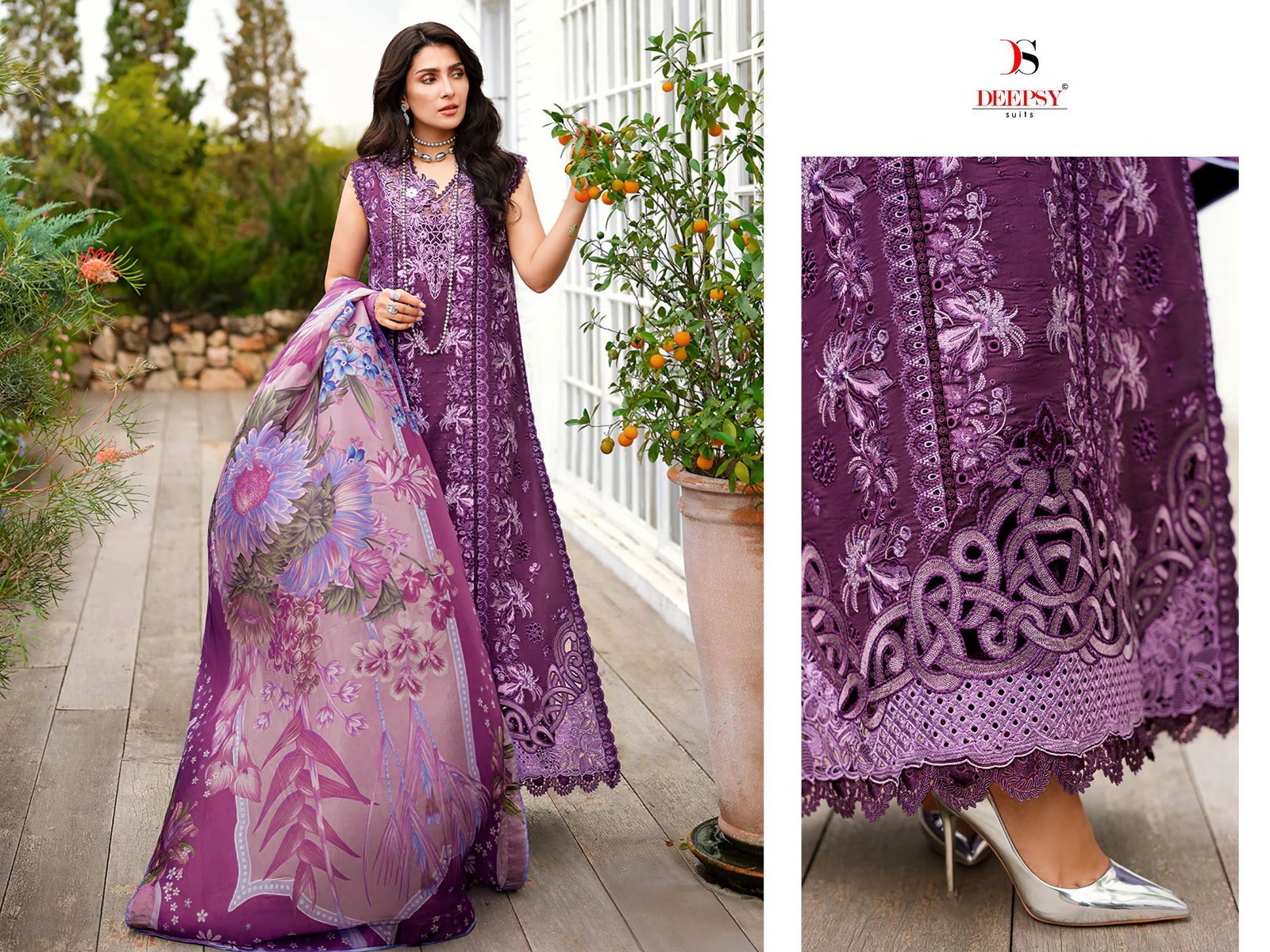 Stylish Deepsy Mushq Vol 4 Chiffon Dupatta Cotton Embroidered Salwar Kameez Wholesale 2026