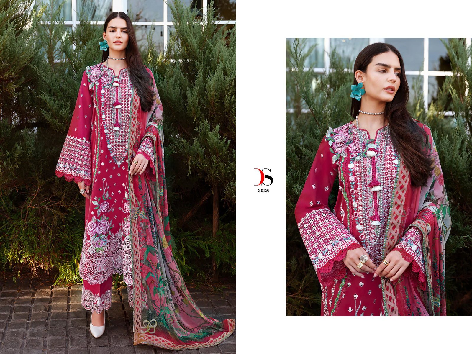 Stylish Deepsy Mushq Vol 4 Chiffon Dupatta Cotton Embroidered Salwar Kameez Wholesale 2026
