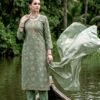 Stylish Four Dots Keeva Jiraff Weaving Silk Hand Worked Dress Material Wholesale 2026