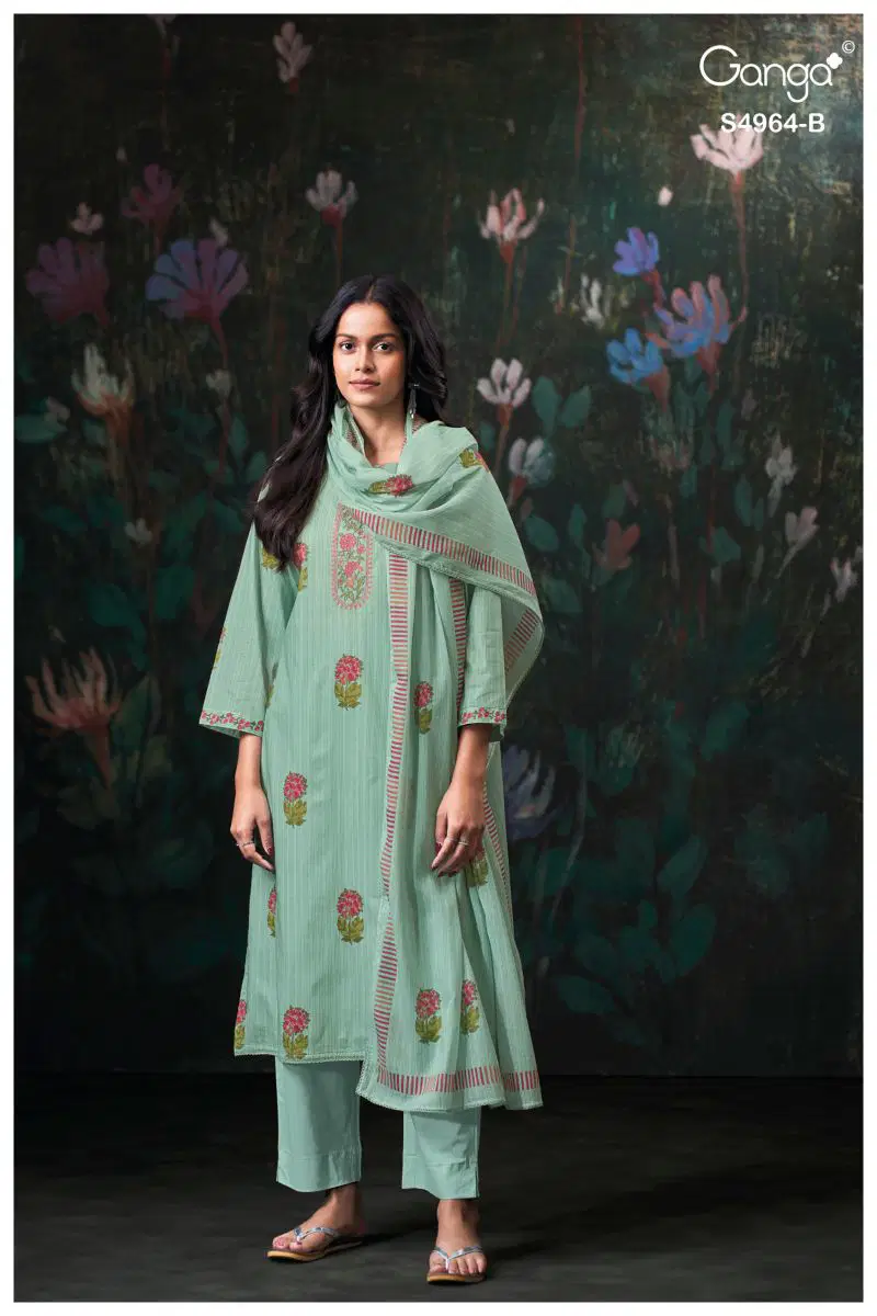 Buy Ganga Deyza 4964 Cotton Printed Salwar Kameez Wholesale 2026