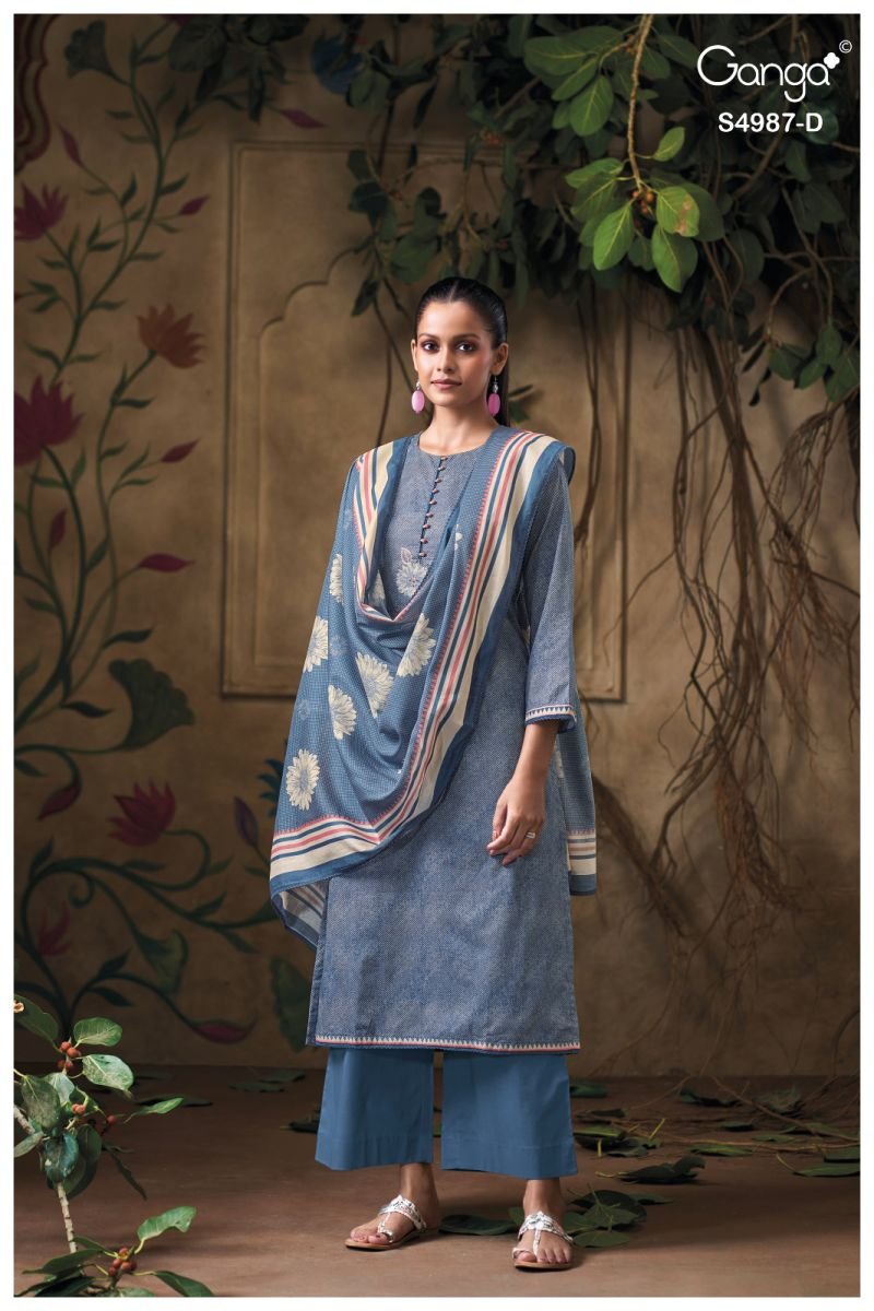 Stylish Ganga Meliora 4987 Cotton Embroidered Salwar Kameez Wholesale 2026