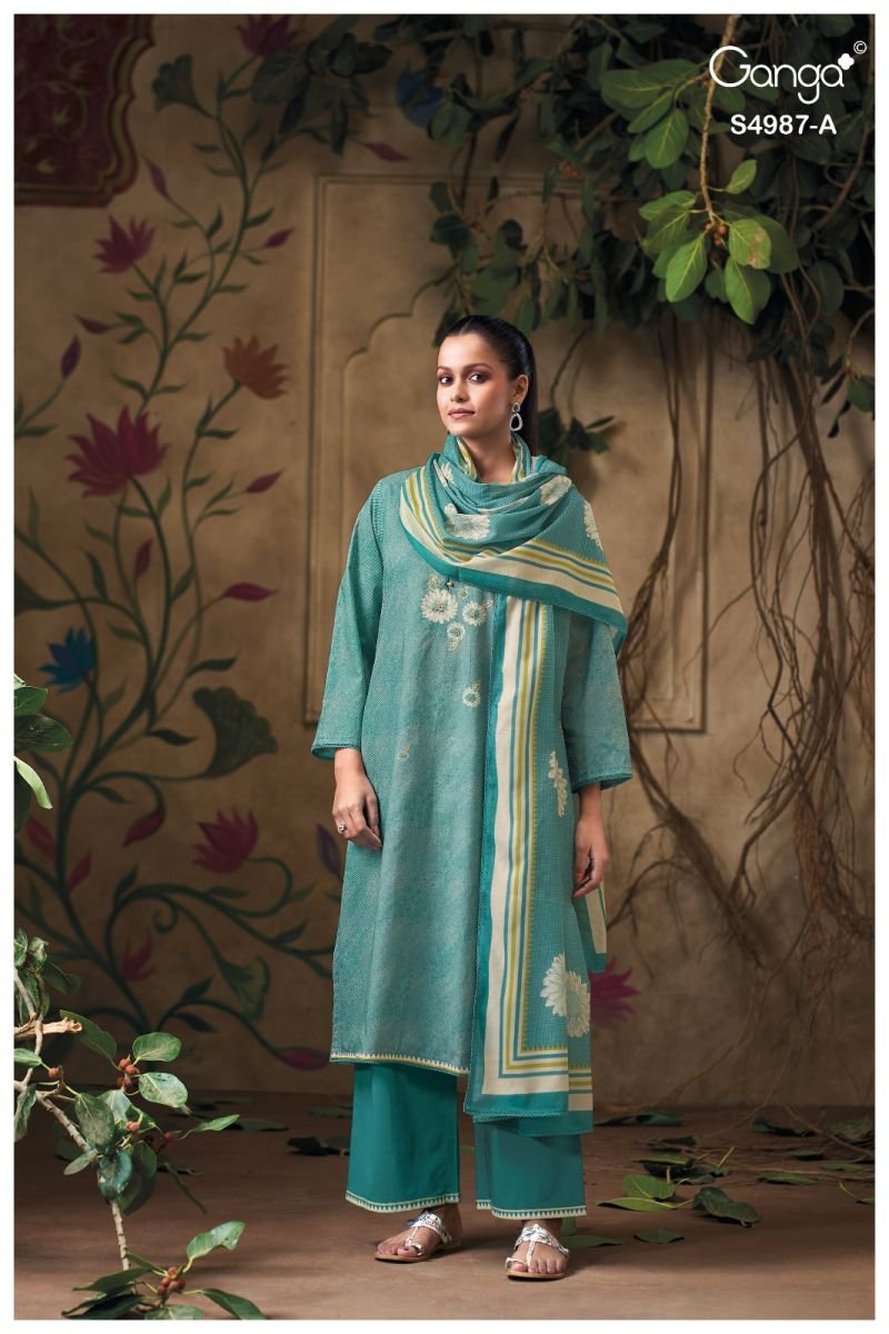 Stylish Ganga Meliora 4987 Cotton Embroidered Salwar Kameez Wholesale 2026