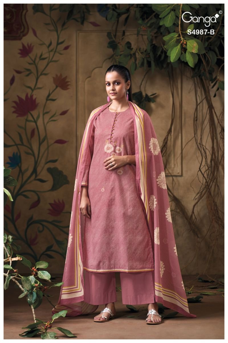 Stylish Ganga Meliora 4987 Cotton Embroidered Salwar Kameez Wholesale 2026