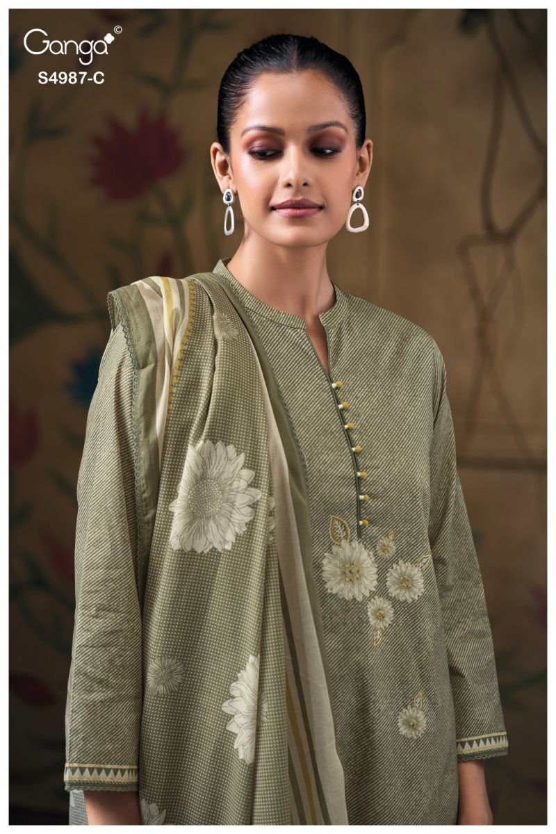 Stylish Ganga Meliora 4987 Cotton Embroidered Salwar Kameez Wholesale 2026