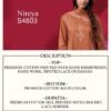 Ganga Nireya 4803 Cotton Printed Embroiderd Salwar Kameez Wholesale
