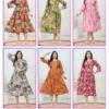 Beautiful Hetvi Jigisha Pure Muslin Umbrella Kurti Collection Wholesale 2026