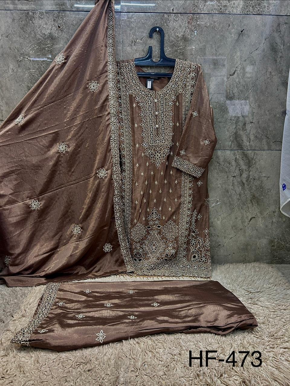 Launching Hoor Tex 473 A To D Chinon Cut Worked Salwar Kameez Wholesale 2026