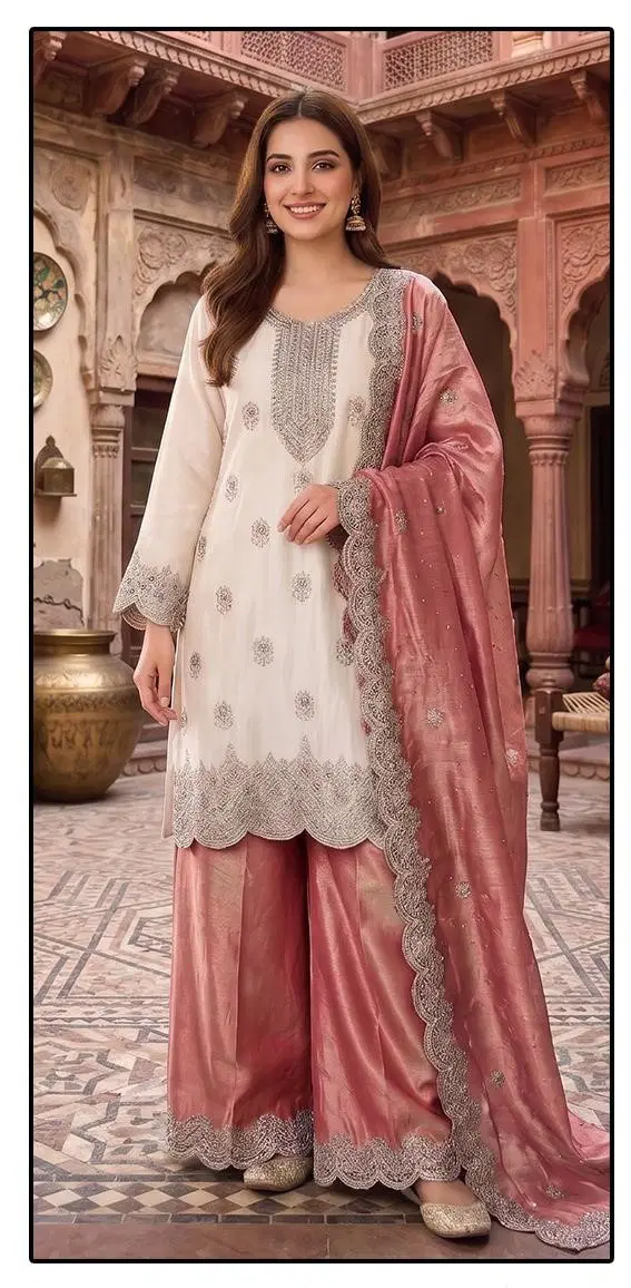 Hoor Tex 754 A To D Fandy Embroidered Salwar Kameez Collection Wholesale