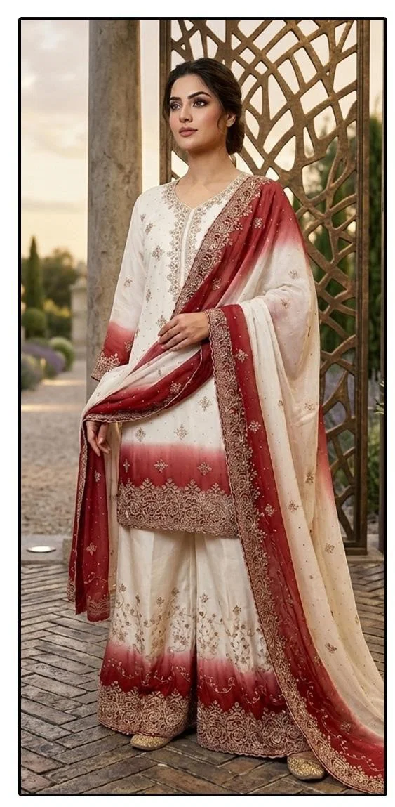 Hoor Tex 813 A To D Simar Padding Shaded Salwar Kameez Wholesale