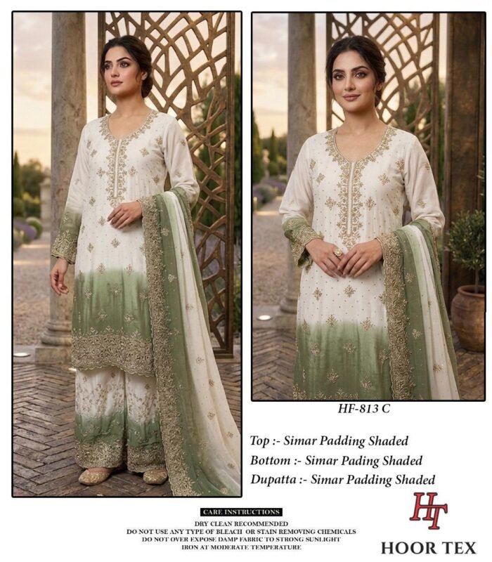 Latest Hoor Tex 813 A To D Simar Padding Shaded Salwar Kameez Wholesale 2026