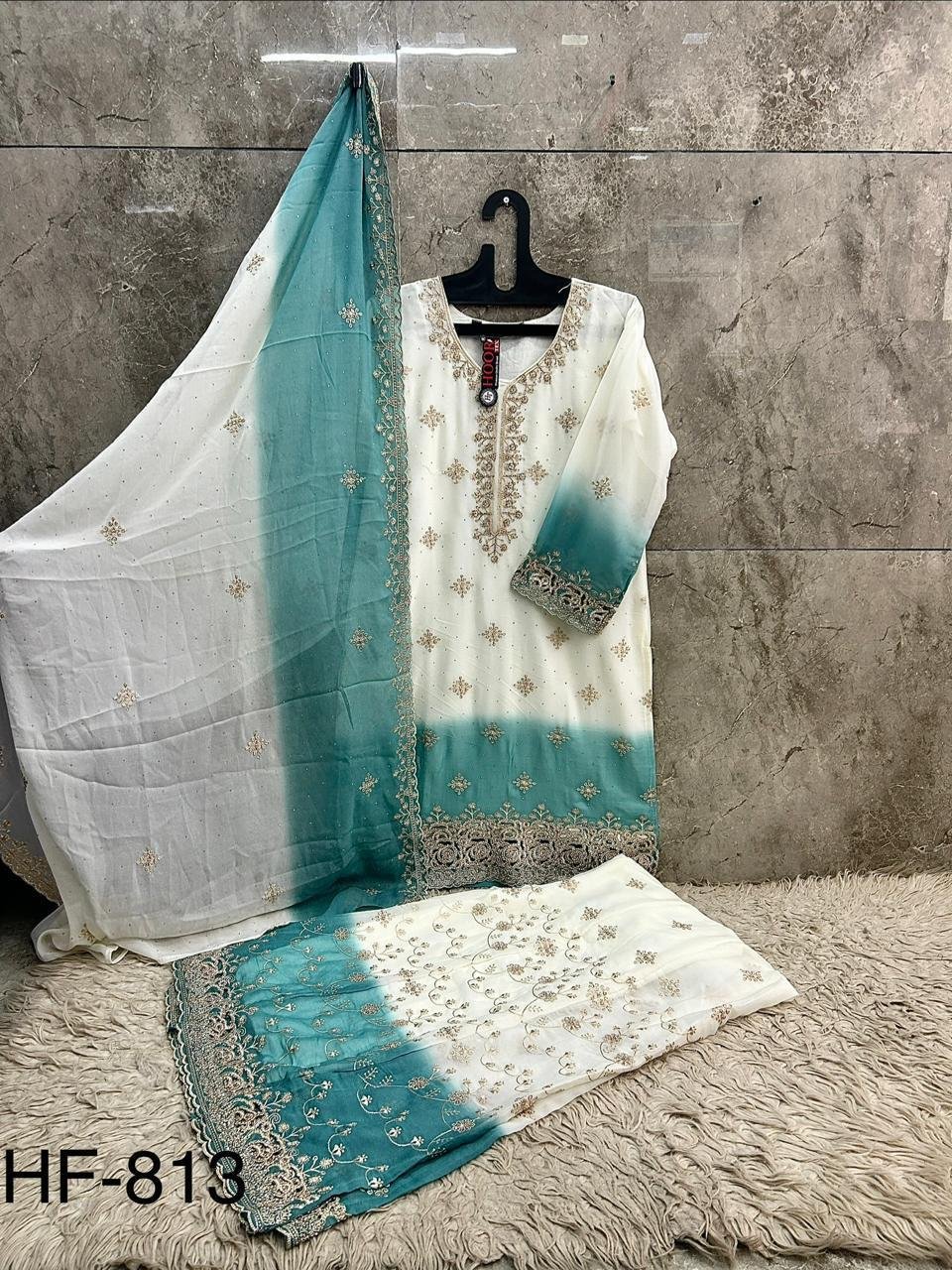 Latest Hoor Tex 813 A To D Simar Padding Shaded Salwar Kameez Wholesale 2026