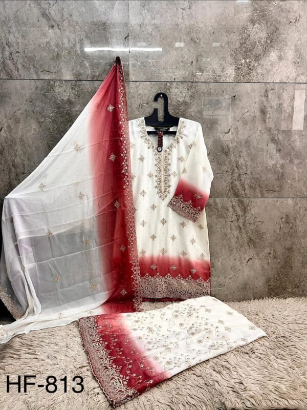 Latest Hoor Tex 813 A To D Simar Padding Shaded Salwar Kameez Wholesale 2026