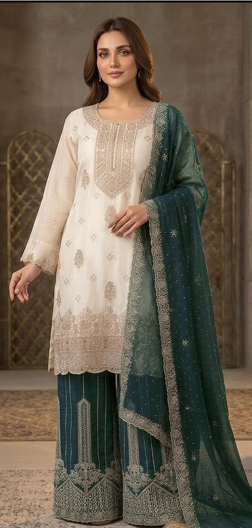 Hoor Tex 839 A To D Crunchy Embroidered Salwar Kameez Wholesale