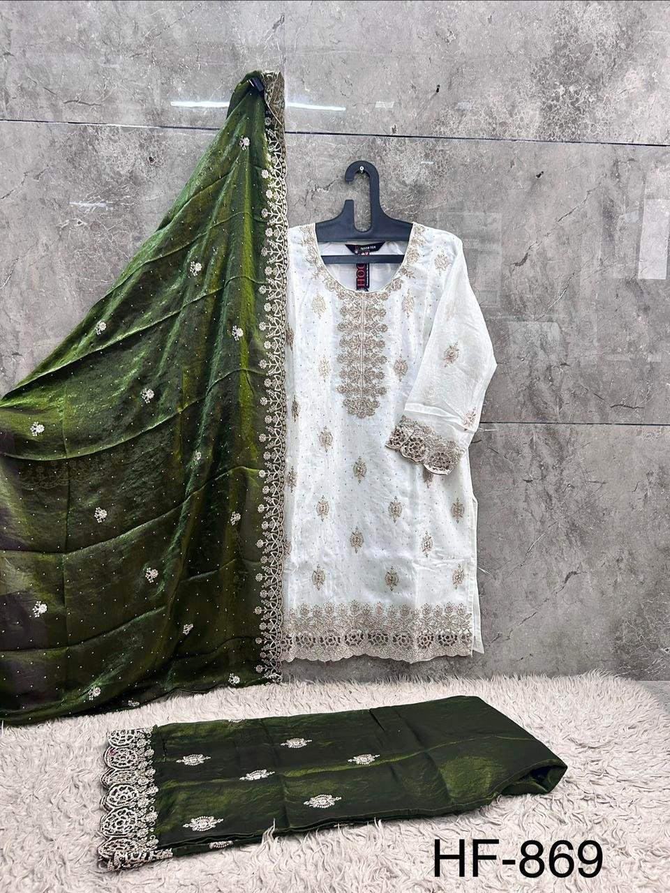 Stylish Hoor Tex 869 A To D Fandy Embroidered Salwar Kameez Collection Wholesale 2026