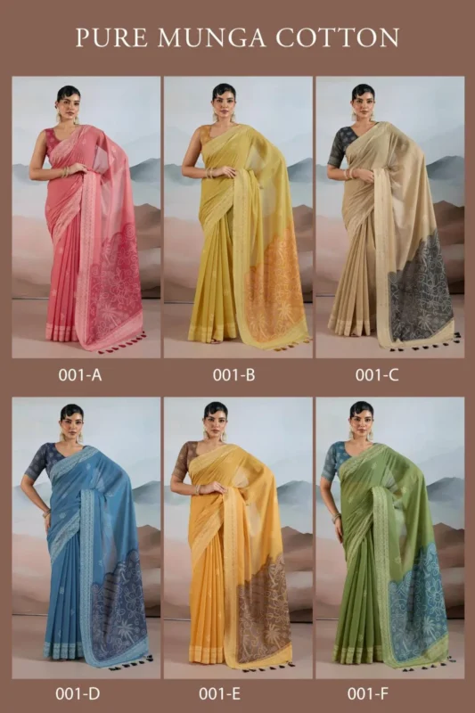 Beautiful Rajtex Pure Munga Cotton Hnadloom Weaving Work Saree 2026