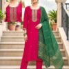 Stylish Jasmine D No 1001 To 08 Vertican Silk Thread Worked Kurti Set Wholesale 2026