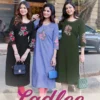 Kadlee Ladlee Vol 3 Rayon With Thread Work Kurti Collection Wholesale