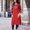Launching Kadlee Ladlee Vol 3 Rayon With Thread Work Kurti Collection Wholesale 2026