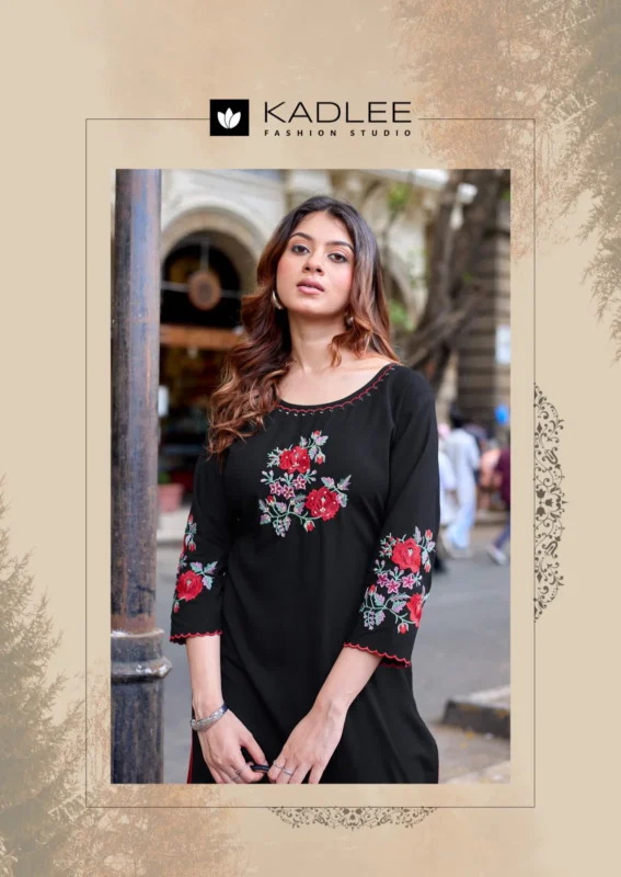 Launching Kadlee Ladlee Vol 3 Rayon With Thread Work Kurti Collection Wholesale 2026