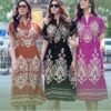 Kadlee Signeture Rayon Printed Casual Long Top Wholesale