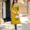 Launching Kadlee Suchitra Rayon Thread Worked Kurti Collection Wholesale 2026