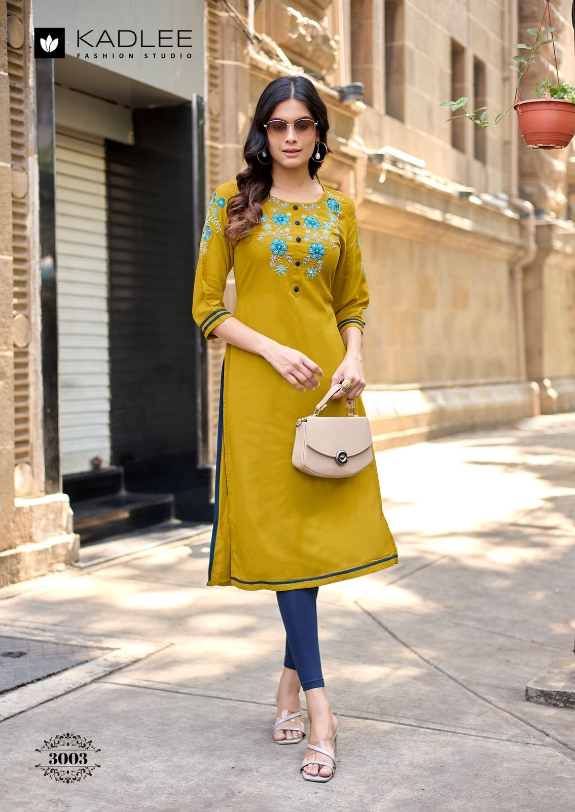 Launching Kadlee Suchitra Rayon Thread Worked Kurti Collection Wholesale 2026