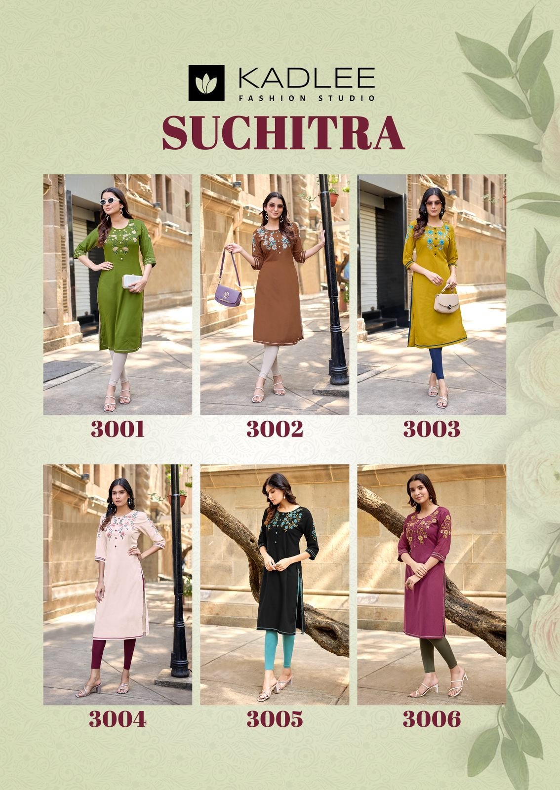 Launching Kadlee Suchitra Rayon Thread Worked Kurti Collection Wholesale 2026