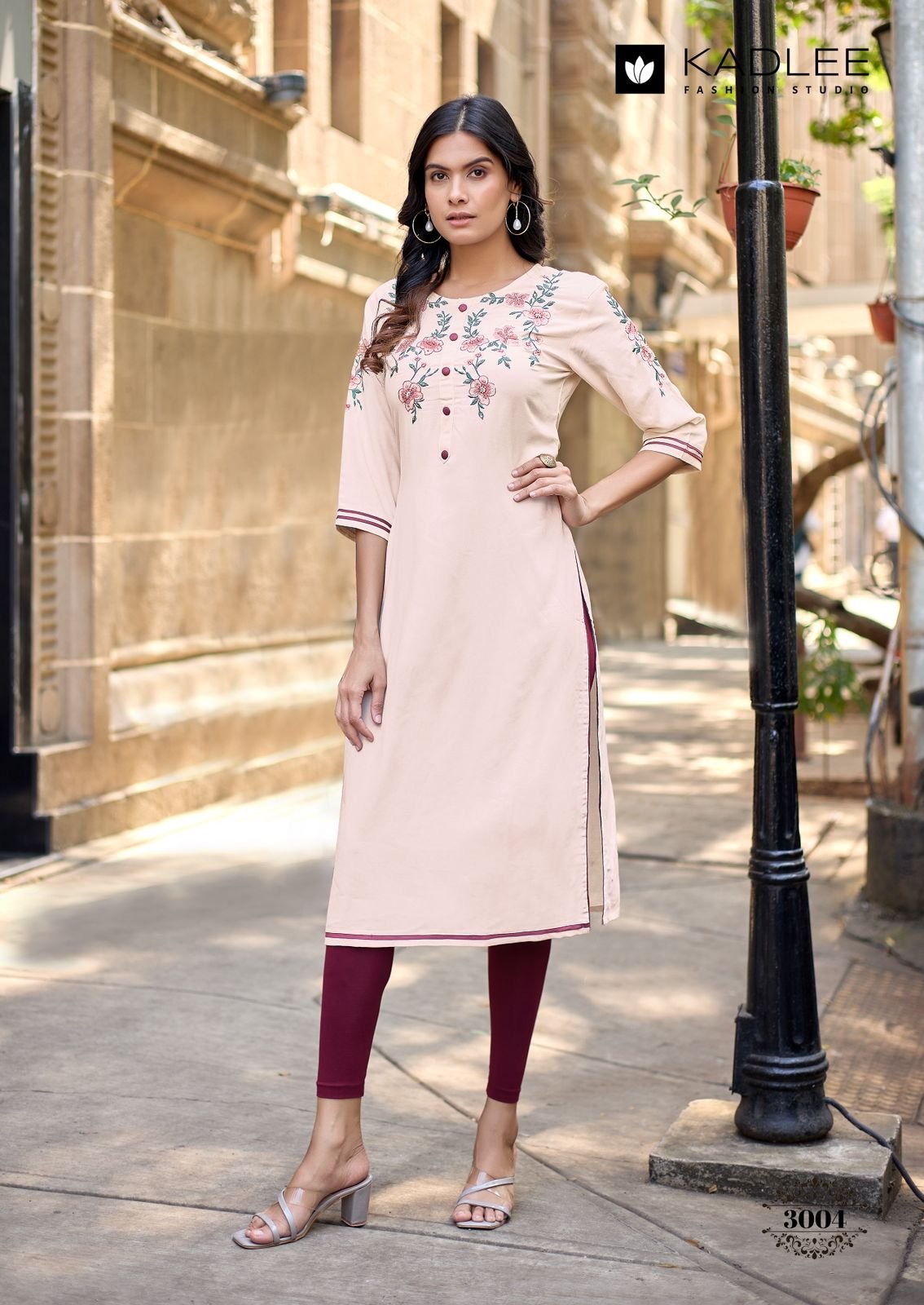 Launching Kadlee Suchitra Rayon Thread Worked Kurti Collection Wholesale 2026