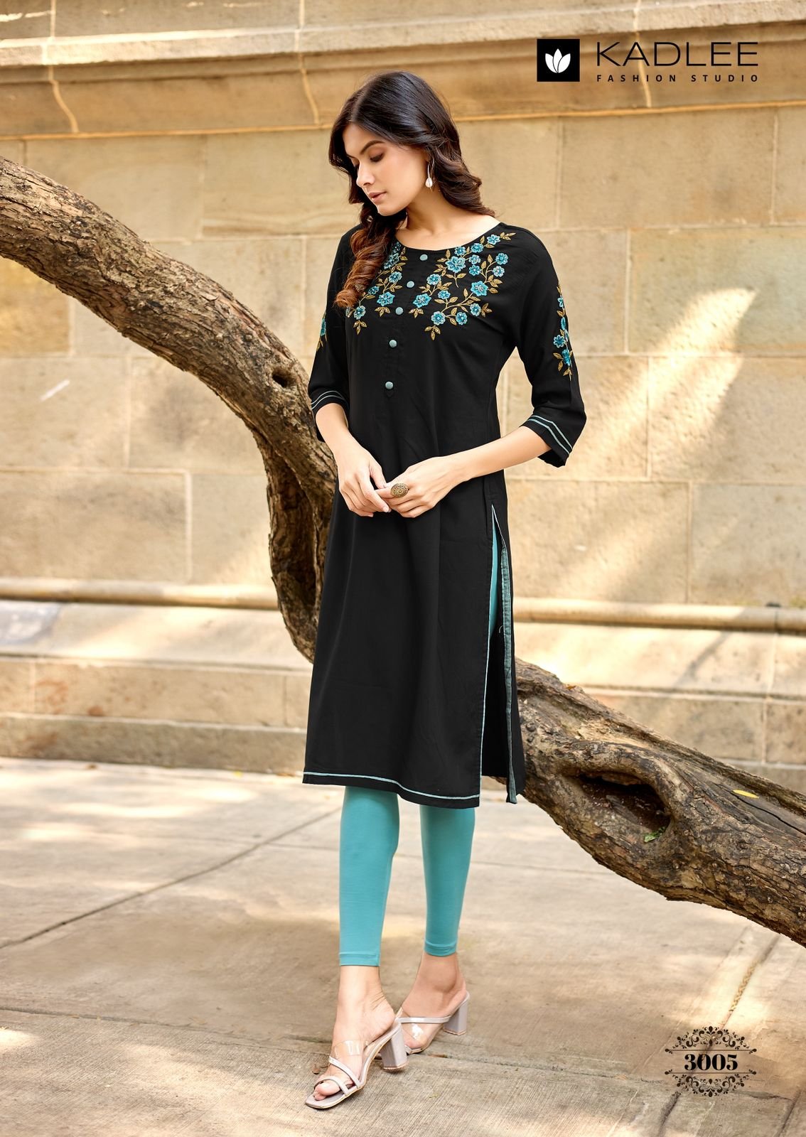 Launching Kadlee Suchitra Rayon Thread Worked Kurti Collection Wholesale 2026
