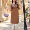 Launching Kadlee Suchitra Rayon Thread Worked Kurti Collection Wholesale 2026