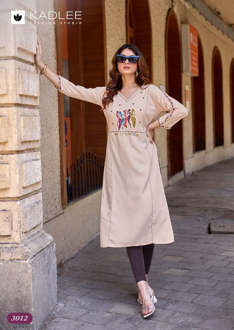 Beautiful Kadlee Yashvi Vol 2 Rayon Thread Worked Kurti Collection Wholesale 2026