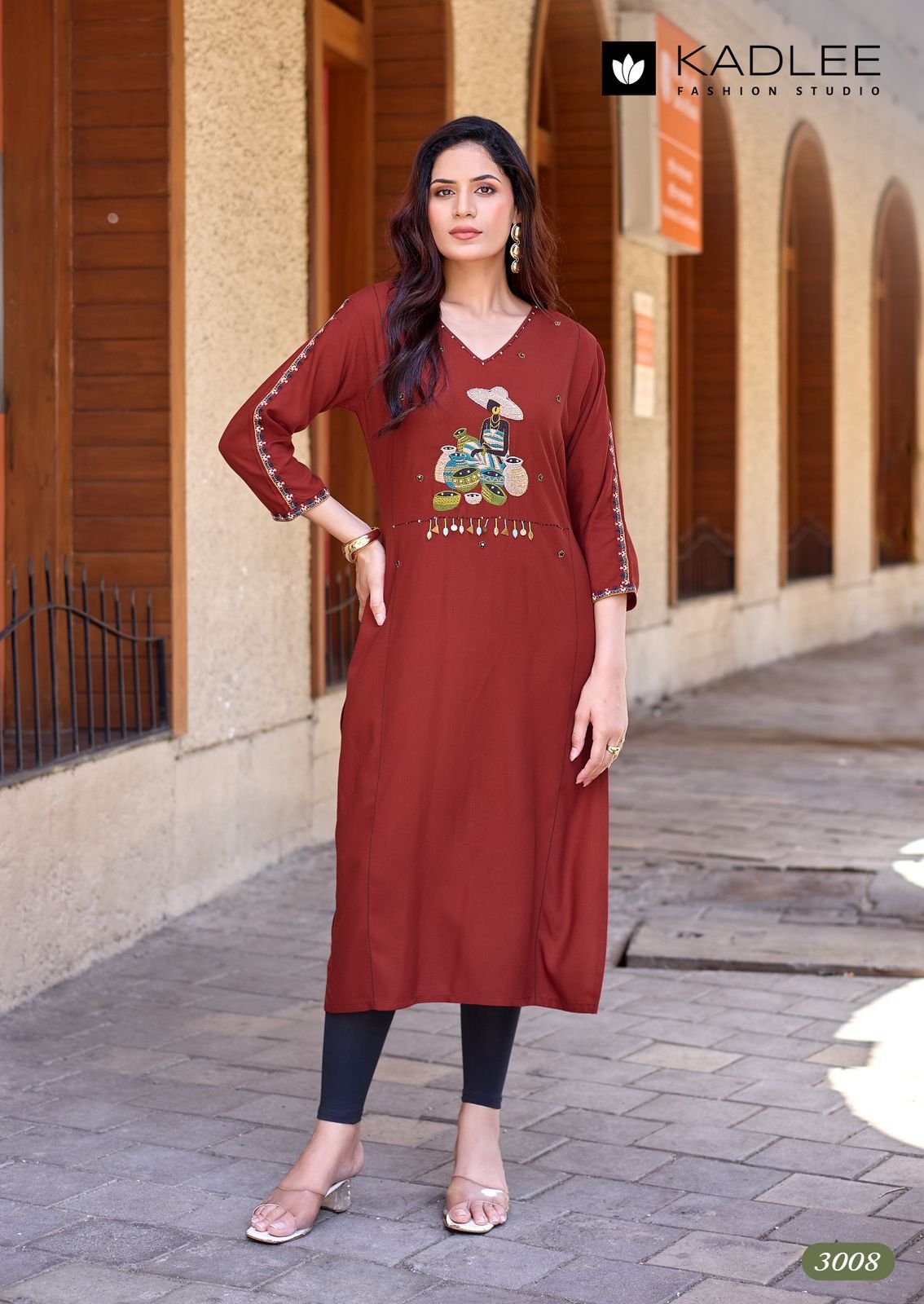 Beautiful Kadlee Yashvi Vol 2 Rayon Thread Worked Kurti Collection Wholesale 2026