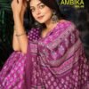 Kashvi Ambika Vol 5 Crape Silk Printed Saree Collection Wholesale