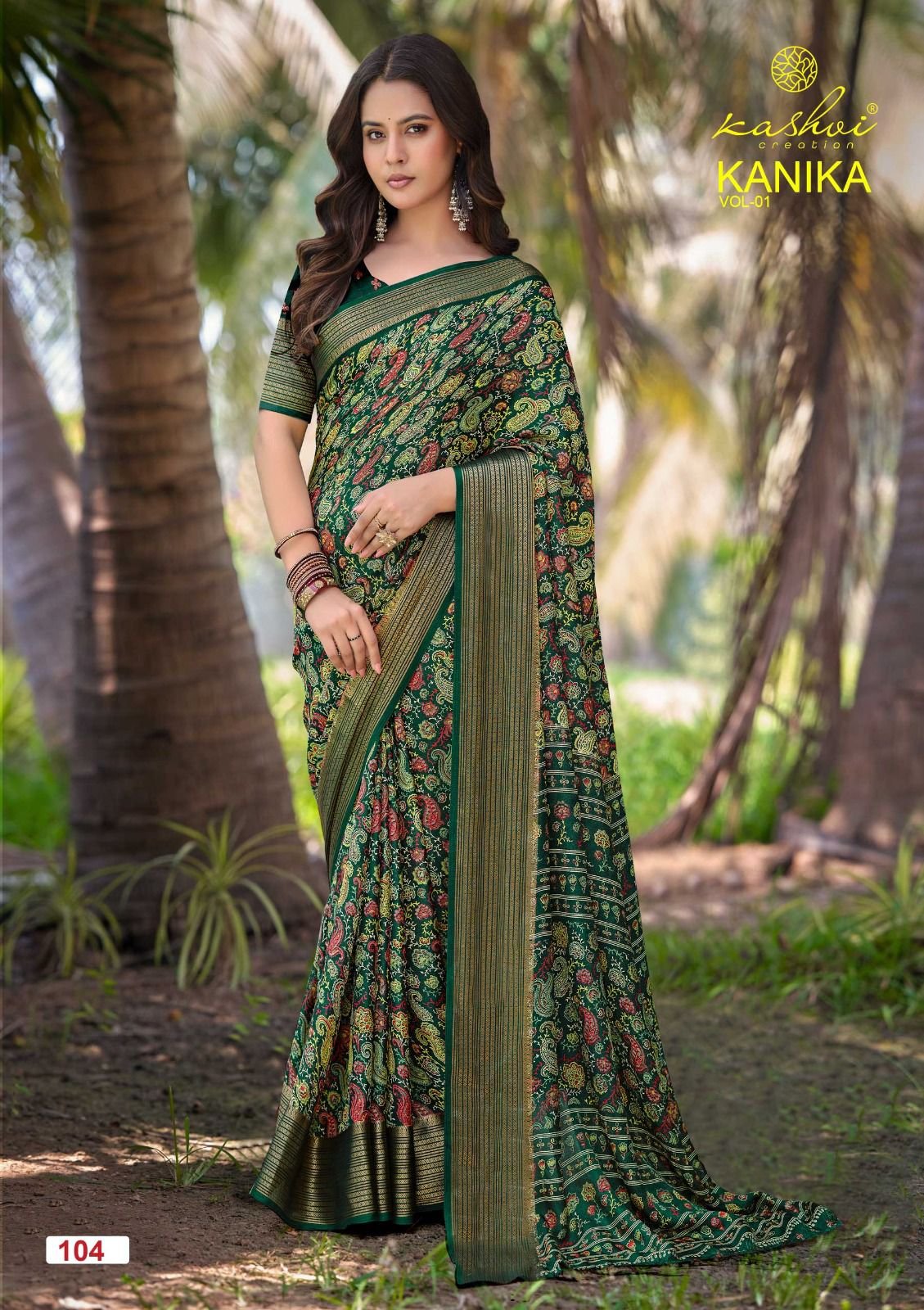 Kashvi Kanika Vol 1 Marshmello Silk With Zari Border Work Saree Wholesale