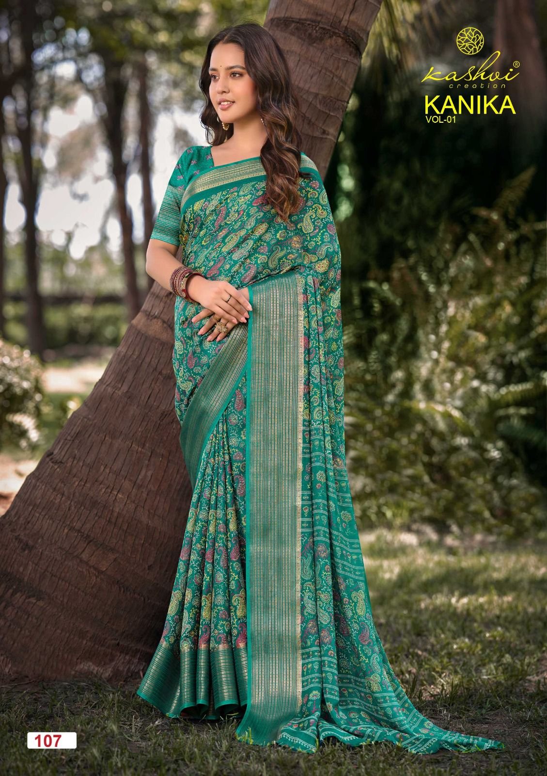 Kashvi Kanika Vol 1 Marshmello Silk With Zari Border Work Saree Wholesale
